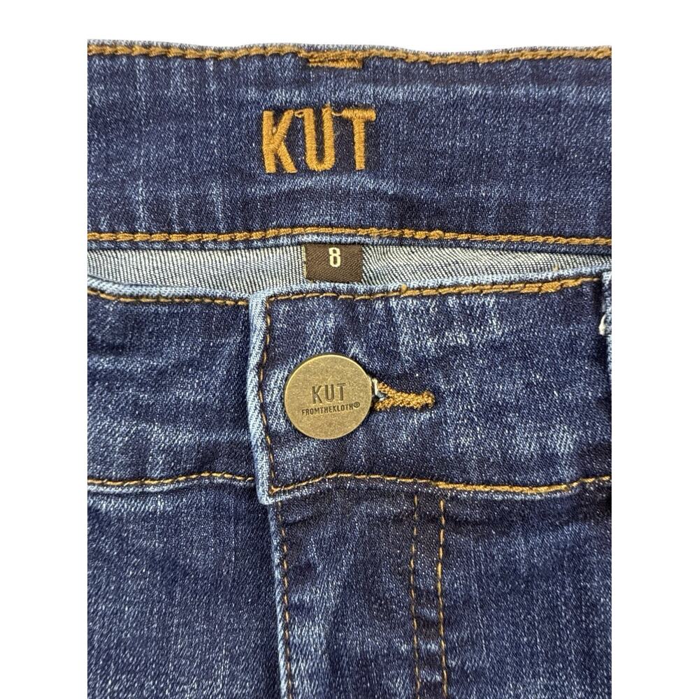 Kut From The Kloth Fab Ab Baby Bootcut Jeans Dark Wash High Rise 30X32.5 - Picture 2 of 13